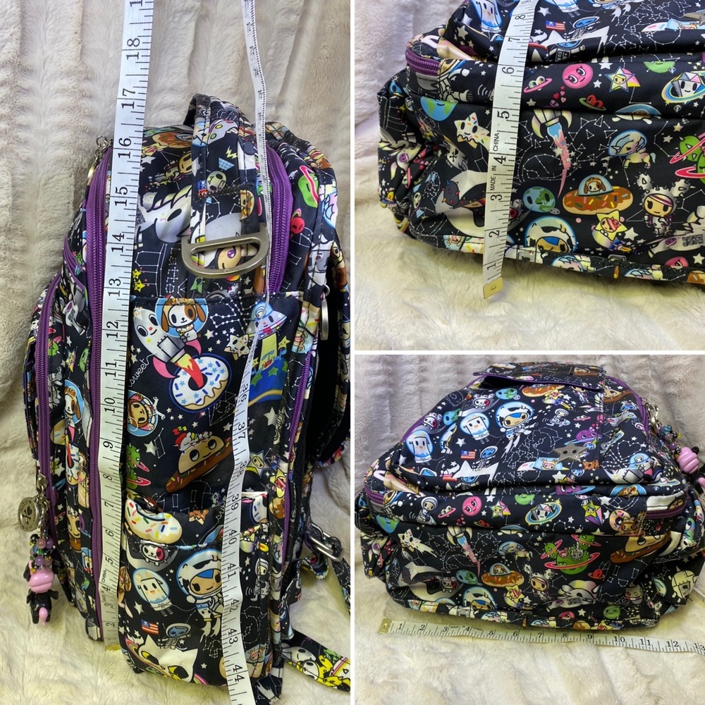 🌈SOLD🌈JuJuBe x Tokidoki Space Place Donut Unicorn Kawaii Full Size Large Pack - Picture 13 of 16